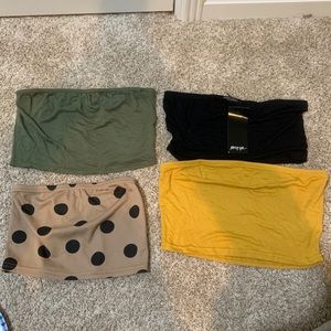 Bundle of tube tops